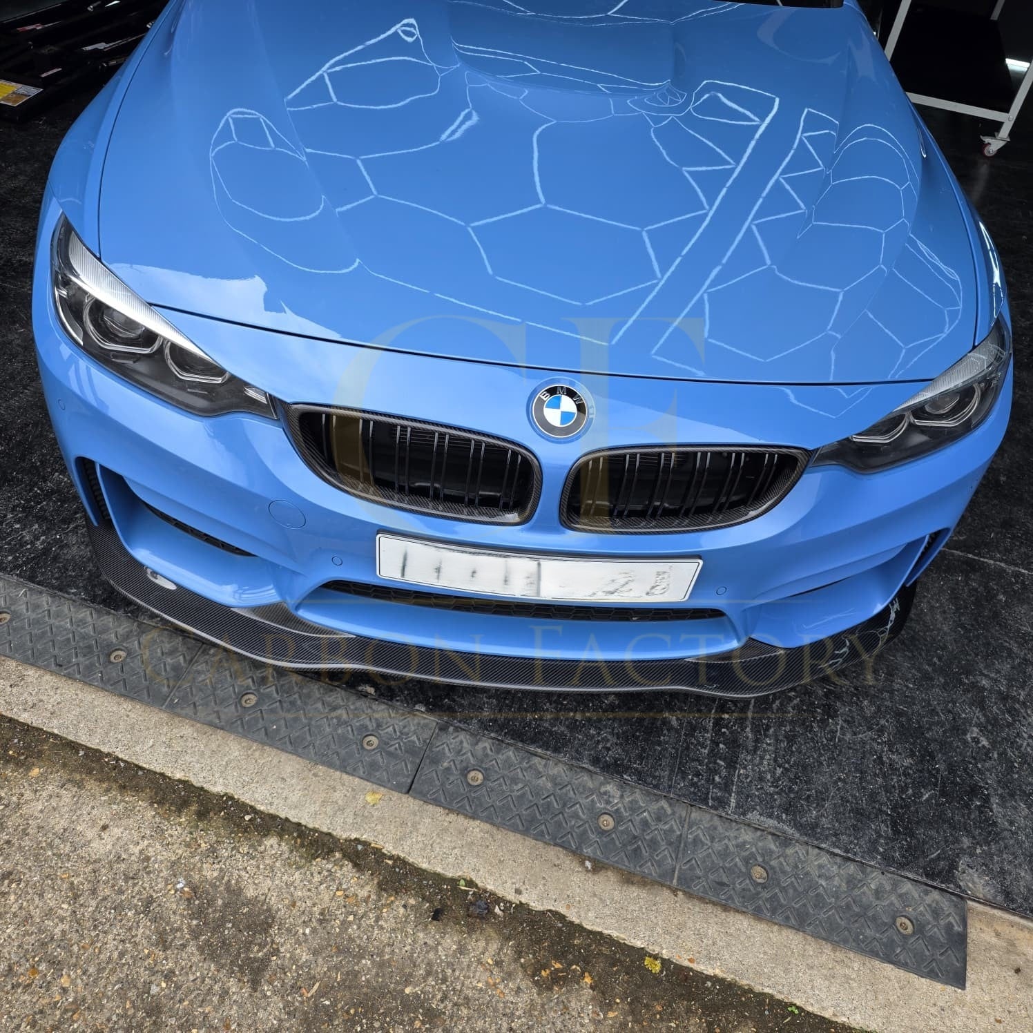 PSM Style Carbon Fibre Front Splitter for BMW F80 M3 F82 F83 M4 14-20 - Carbon Factory