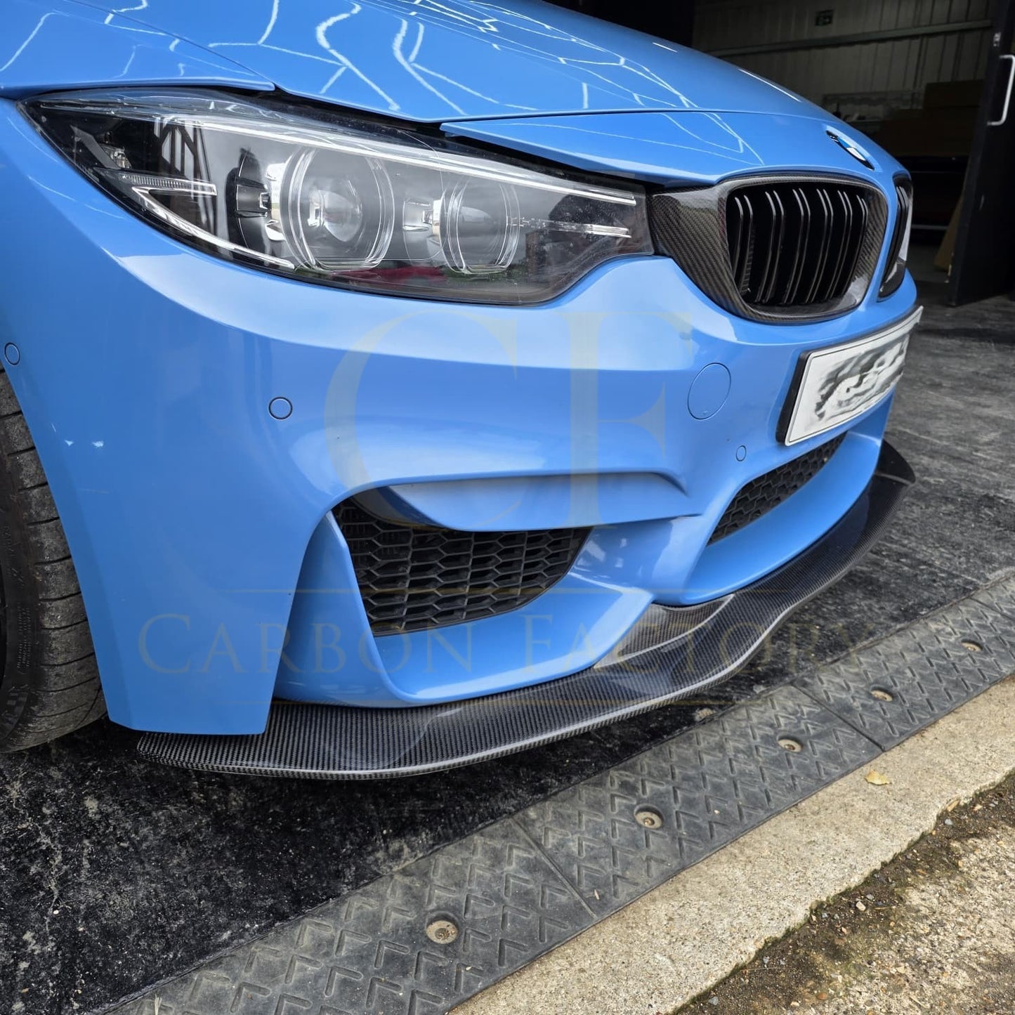 PSM Style Carbon Fibre Front Splitter for BMW F80 M3 F82 F83 M4 14-20 - Carbon Factory