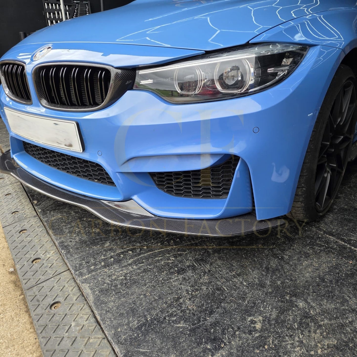 PSM Style Carbon Fibre Front Splitter for BMW F80 M3 F82 F83 M4 14-20 - Carbon Factory
