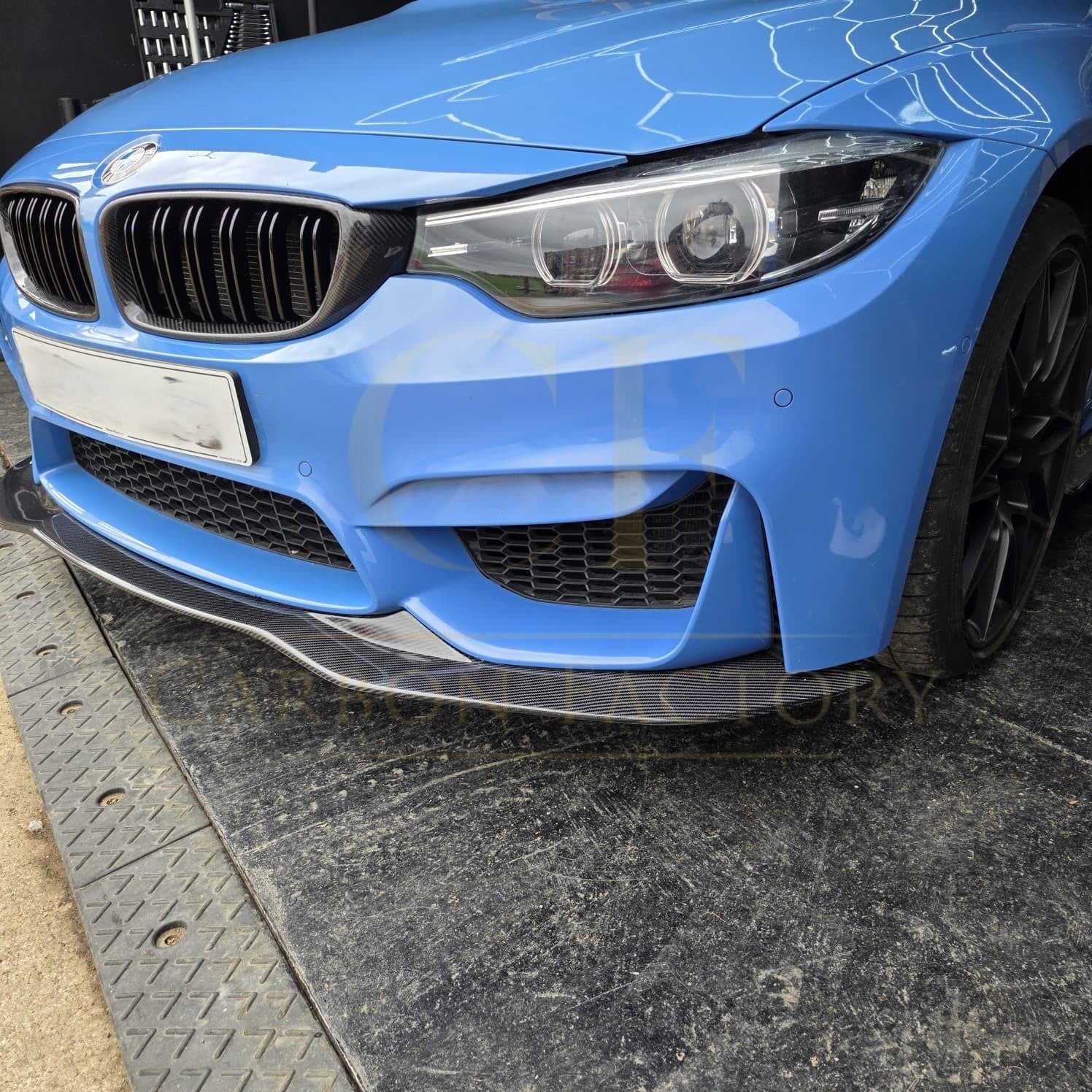 PSM Style Carbon Fibre Front Splitter for BMW F80 M3 F82 F83 M4 14-20 - Carbon Factory