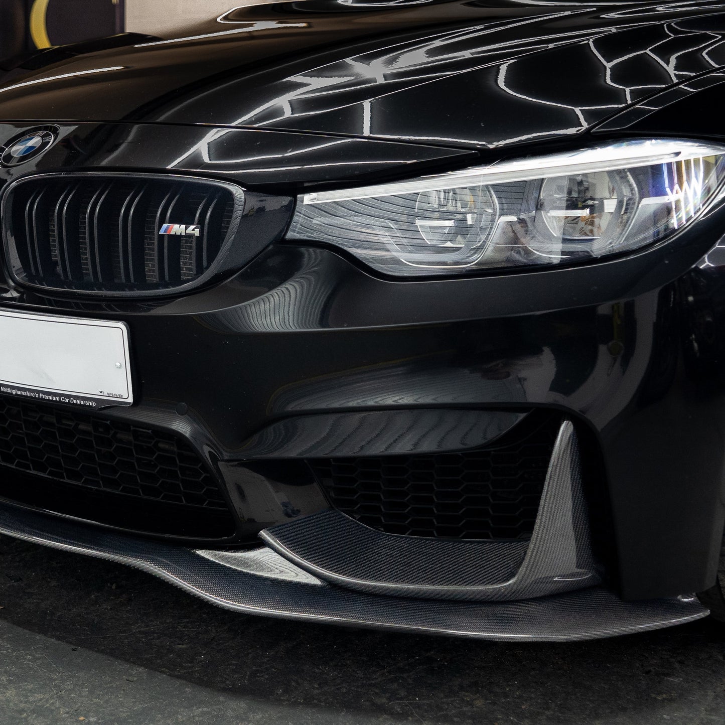 PSM Style Carbon Fibre Front Splitter for BMW F80 M3 F82 F83 M4 14-20 - Carbon Factory