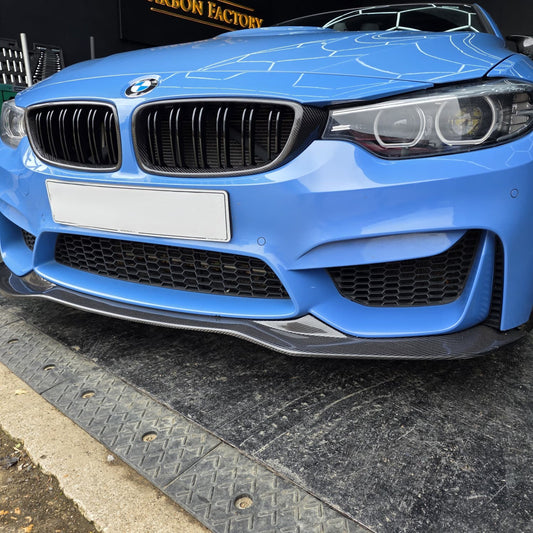PSM Style Carbon Fibre Front Splitter for BMW F80 M3 F82 F83 M4 14-20 - Carbon Factory