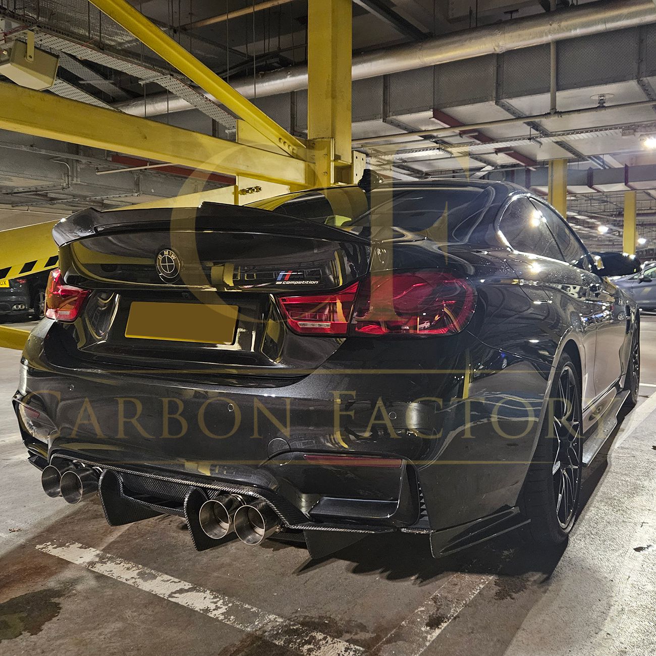 PSM Style Carbon Fibre Rear Diffuser for BMW F80 M3 F82 F83 M4 14-20-Carbon Factory