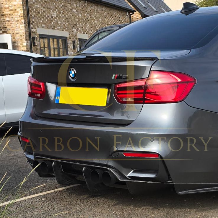 PSM Style Carbon Fibre Rear Diffuser for BMW F80 M3 F82 F83 M4 14-20-Carbon Factory