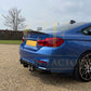 PSM Style Carbon Fibre Rear Diffuser for BMW F80 M3 F82 F83 M4 14-20-Carbon Factory