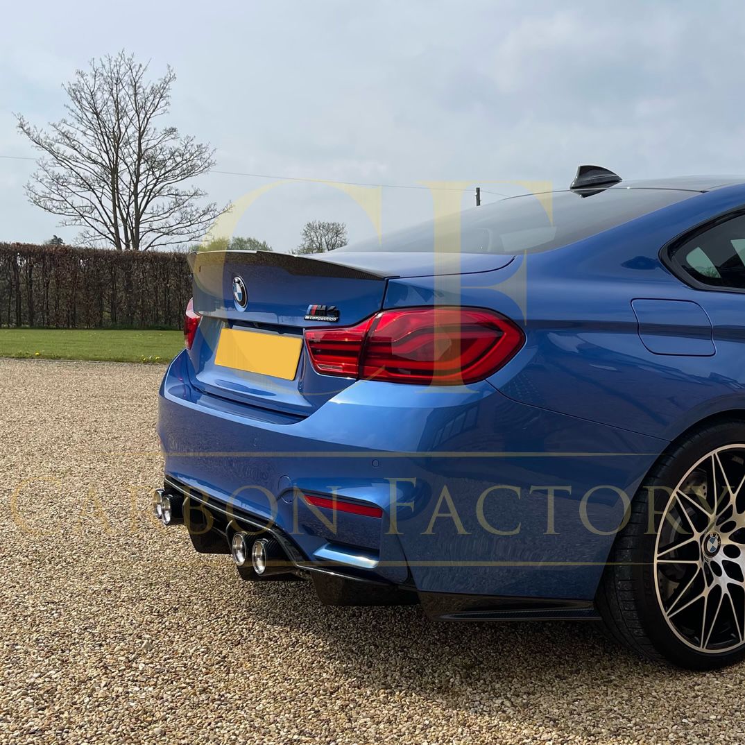 PSM Style Carbon Fibre Rear Diffuser for BMW F80 M3 F82 F83 M4 14-20-Carbon Factory