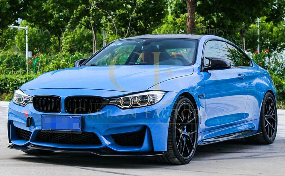 PSM Style Carbon Fibre Side Skirt Extension for BMW F80 M3 14-20-Carbon Factory