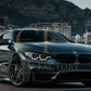 PSM Style Carbon Fibre Side Skirt Extension for BMW F80 M3 14-20-Carbon Factory