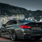 PSM Style Carbon Fibre Side Skirts Extension for BMW F80 M3 14-20-Carbon Factory