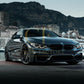 PSM Style Carbon Fibre Side Skirts Extension for BMW F82 F83 M4 14-20-Carbon Factory