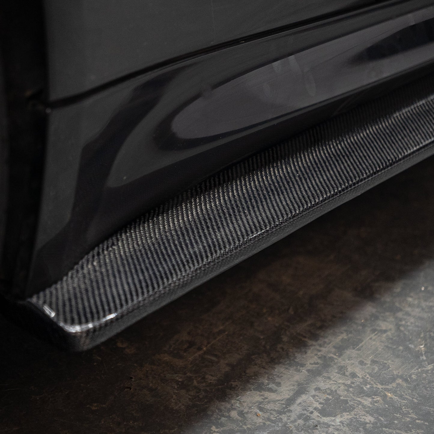 PSM Style Carbon Fibre Side Skirts Extension for BMW F82 F83 M4 14-20-Carbon Factory