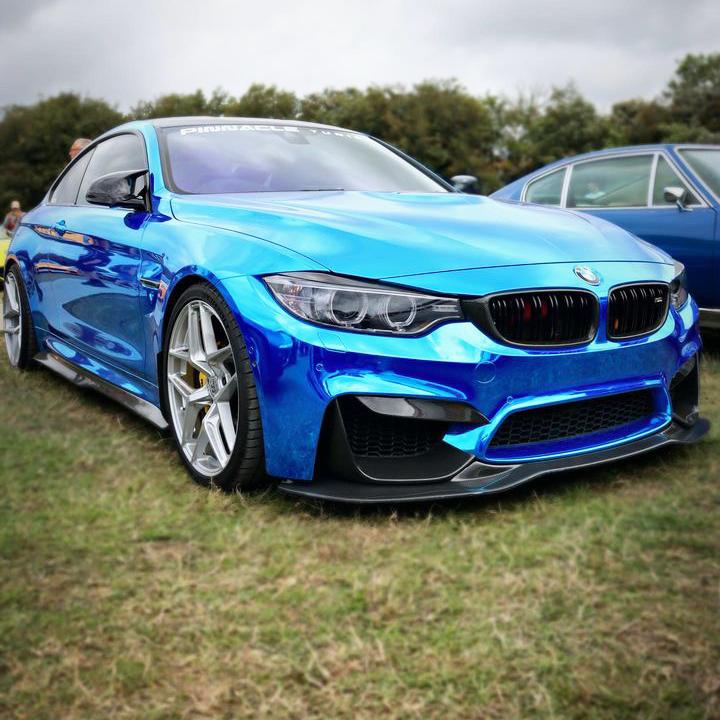 PSM Style Carbon Fibre Side Skirts Extension for BMW F82 F83 M4 14-20-Carbon Factory