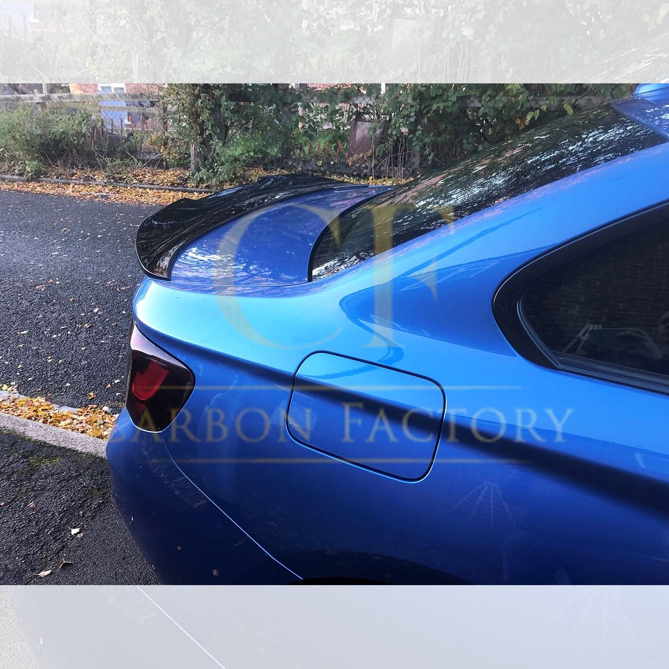 PSM Style Gloss Black Boot Spoiler for BMW F22 2 Series F87 M2 14-20 - Carbon Factory
