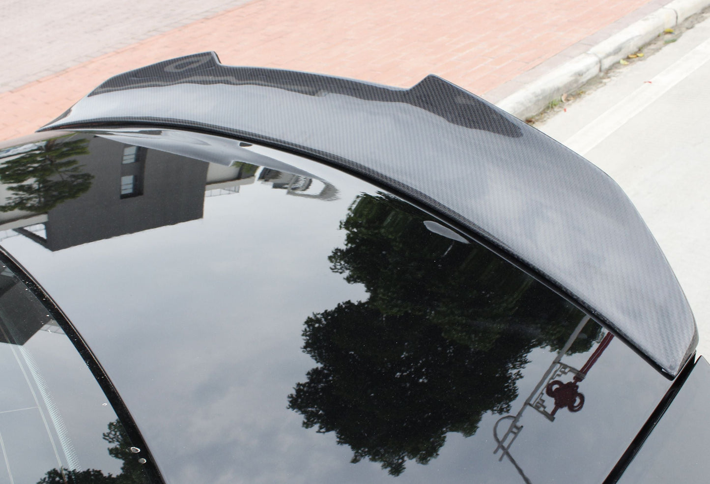 PSM Style Pre-Preg Carbon Fibre Boot Spoiler for Audi A3 S3 RS3 Saloon 13-20-Carbon Factory