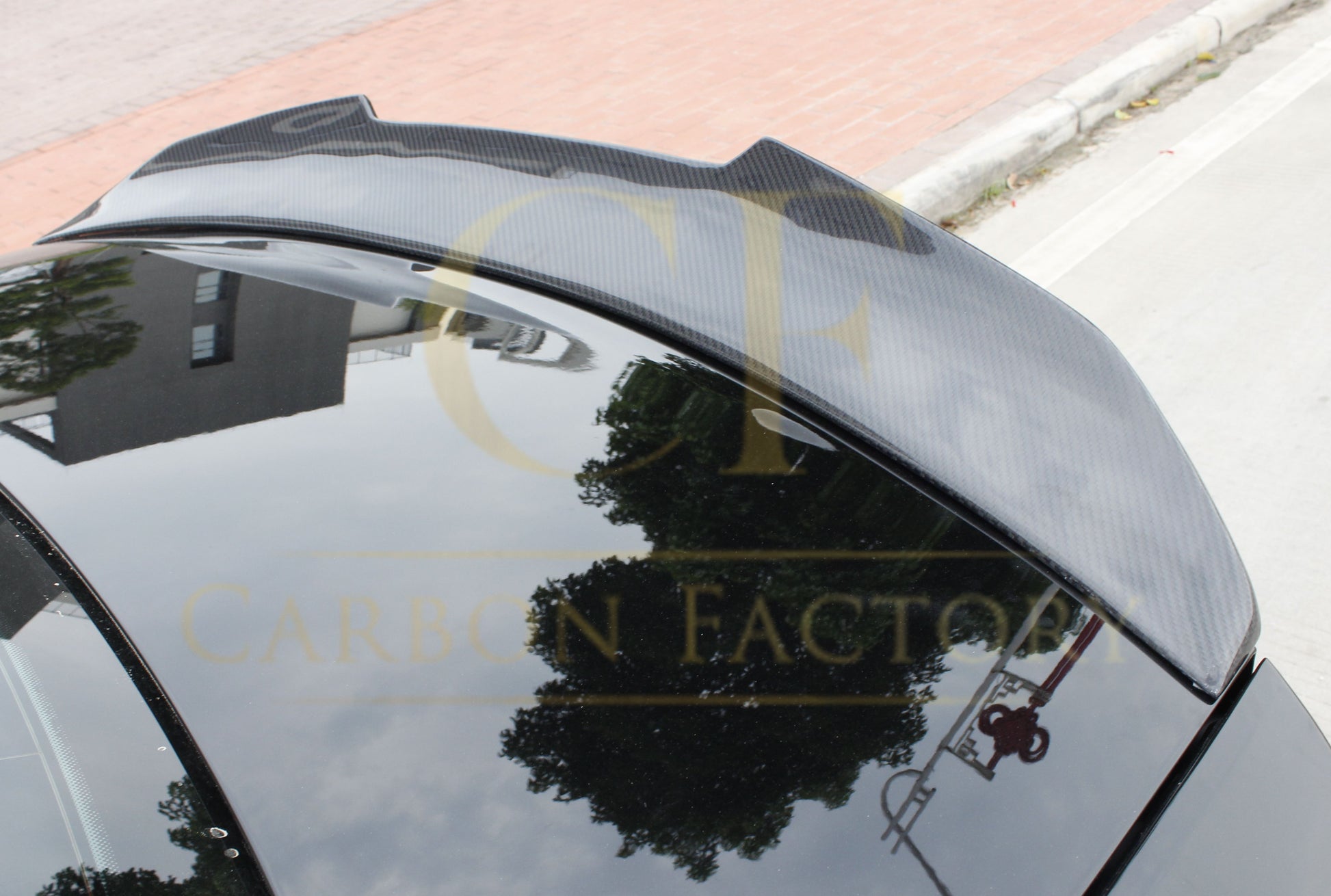 PSM Style Pre-Preg Carbon Fibre Boot Spoiler for Audi A4 S4 B9 16-22-Carbon Factory