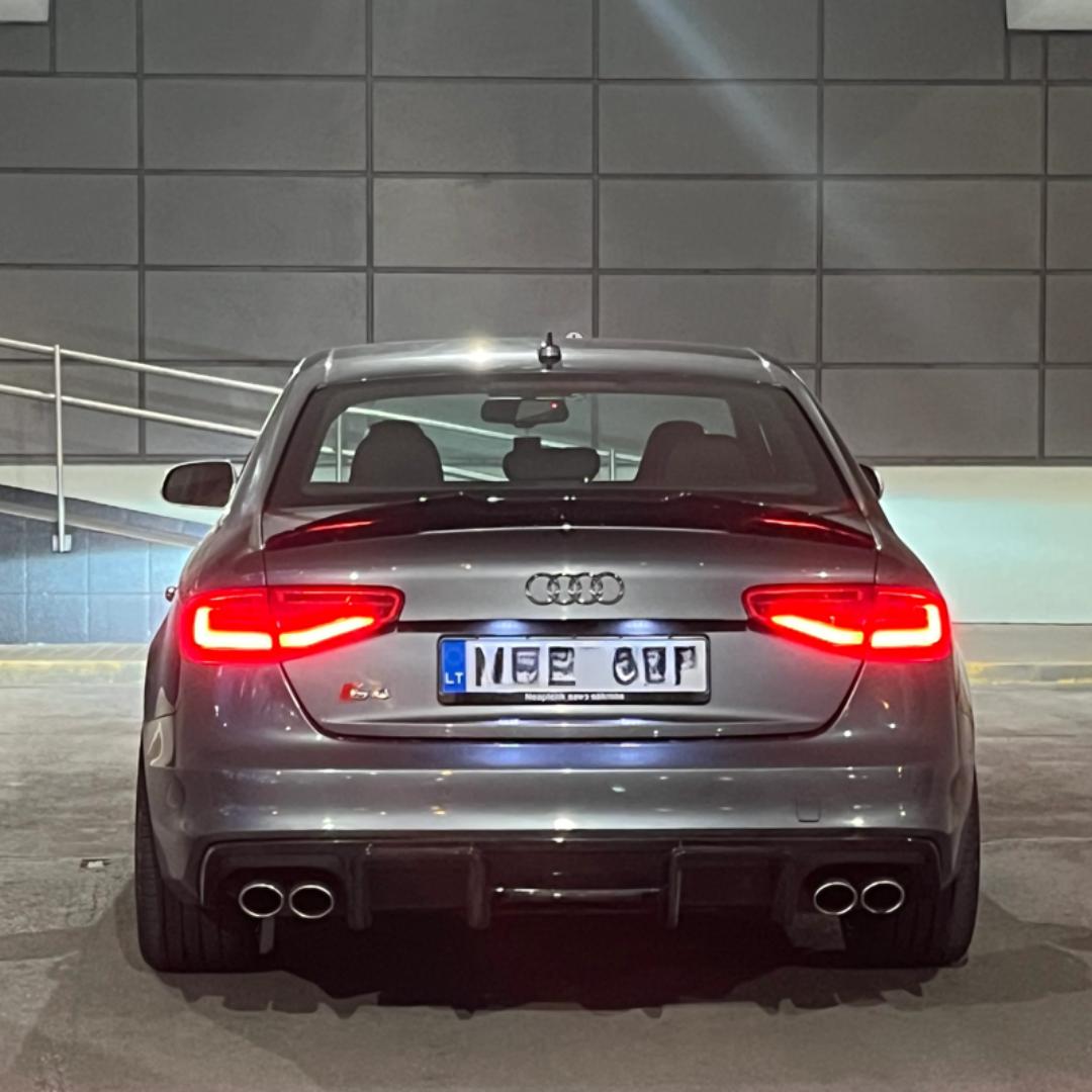 PSM Style Pre-Preg Carbon Fibre Boot Spoiler for Audi S4 B8 B8.5 08-15-Carbon Factory