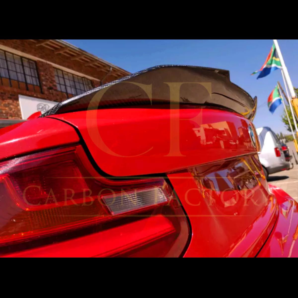 PSM Style Pre-Preg Carbon Fibre Boot Spoiler for BMW 2 Series F22 F87 M2 13-21-Carbon Factory