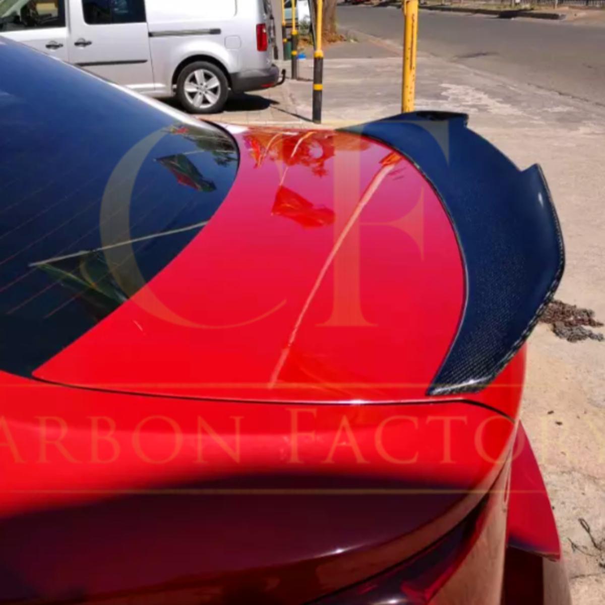 PSM Style Pre-Preg Carbon Fibre Boot Spoiler for BMW 2 Series F22 F87 M2 13-21-Carbon Factory