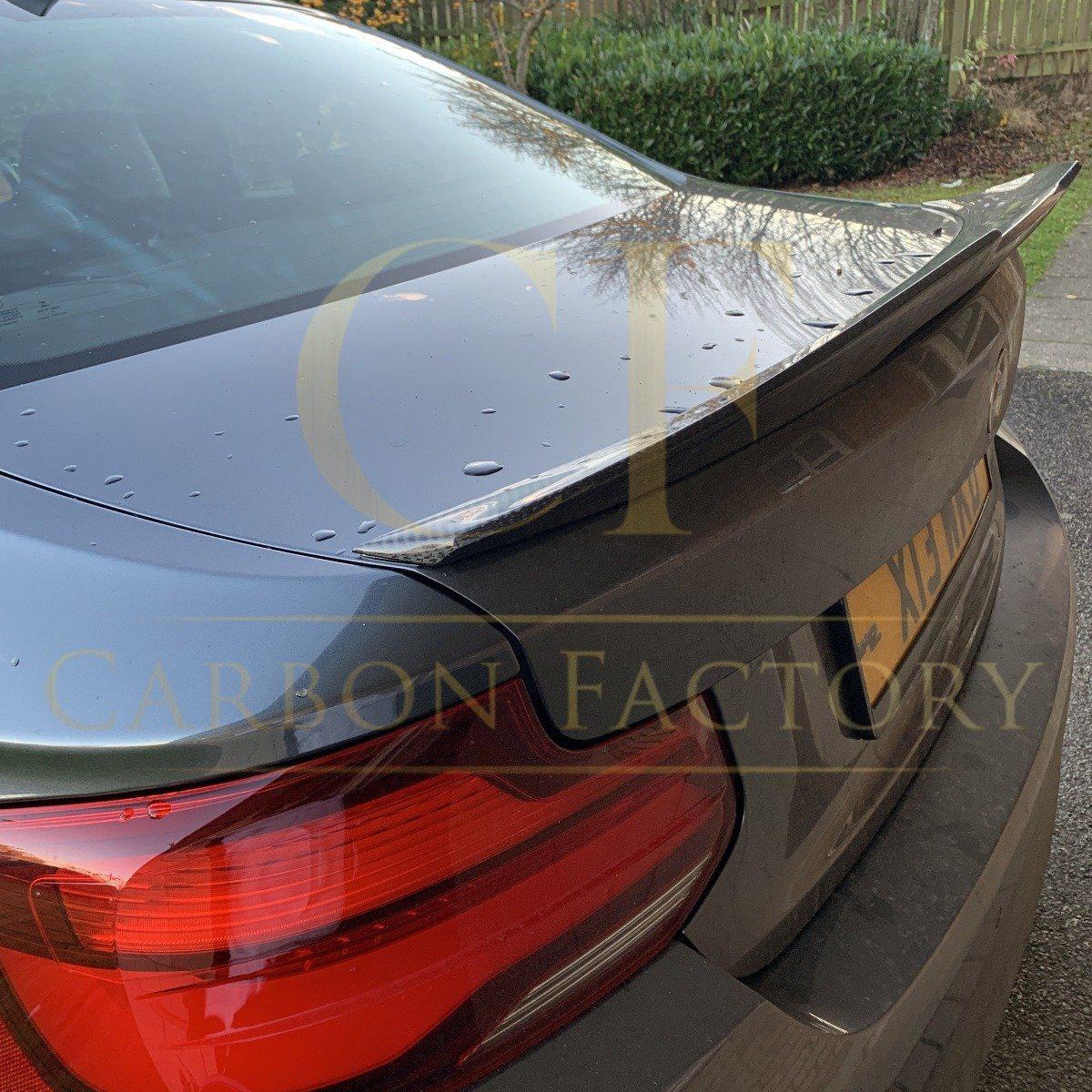 PSM Style Pre-Preg Carbon Fibre Boot Spoiler for BMW 2 Series F22 F87 M2 13-21-Carbon Factory