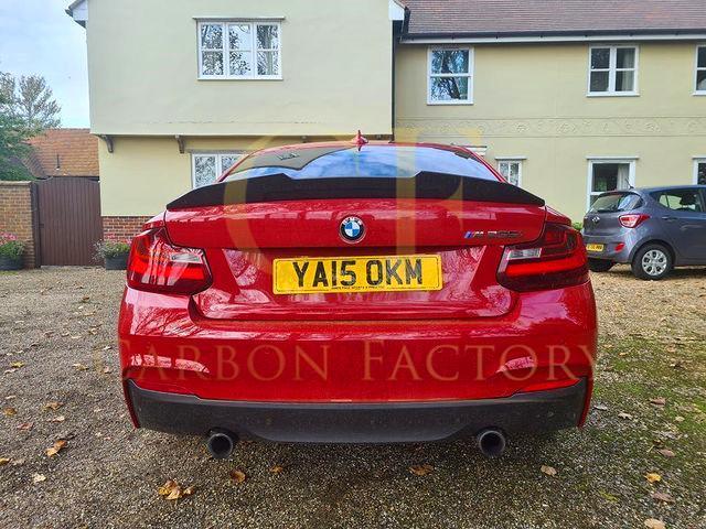 PSM Style Pre-Preg Carbon Fibre Boot Spoiler for BMW 2 Series F22 F87 M2 13-21-Carbon Factory