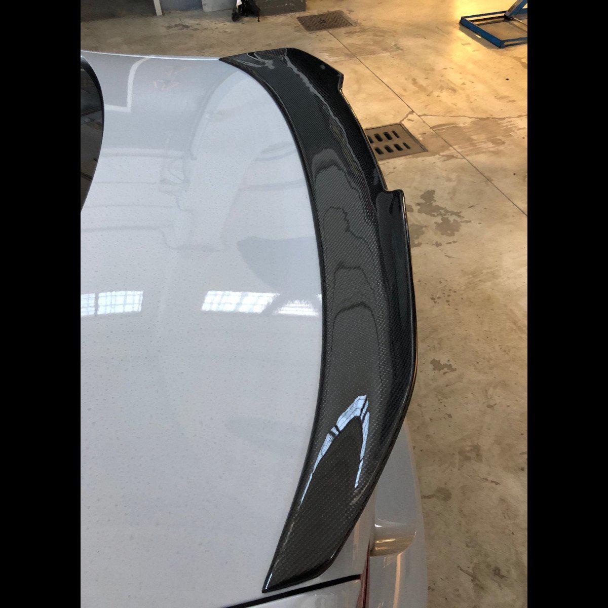 PSM Style Pre-Preg Carbon Fibre Boot Spoiler for BMW 2 Series F22 F87 M2 13-21-Carbon Factory