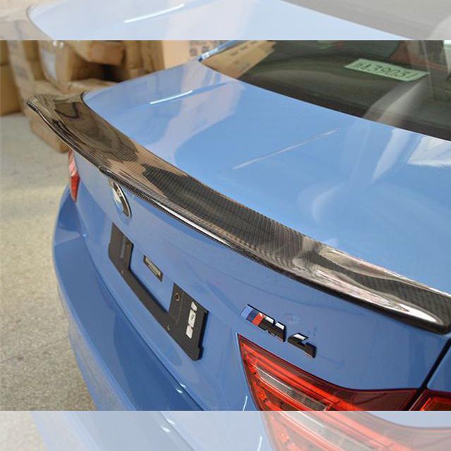 PSM Style Pre-Preg Carbon Fibre Boot Spoiler for BMW F82 M4 Coupe 14-20-Carbon Factory