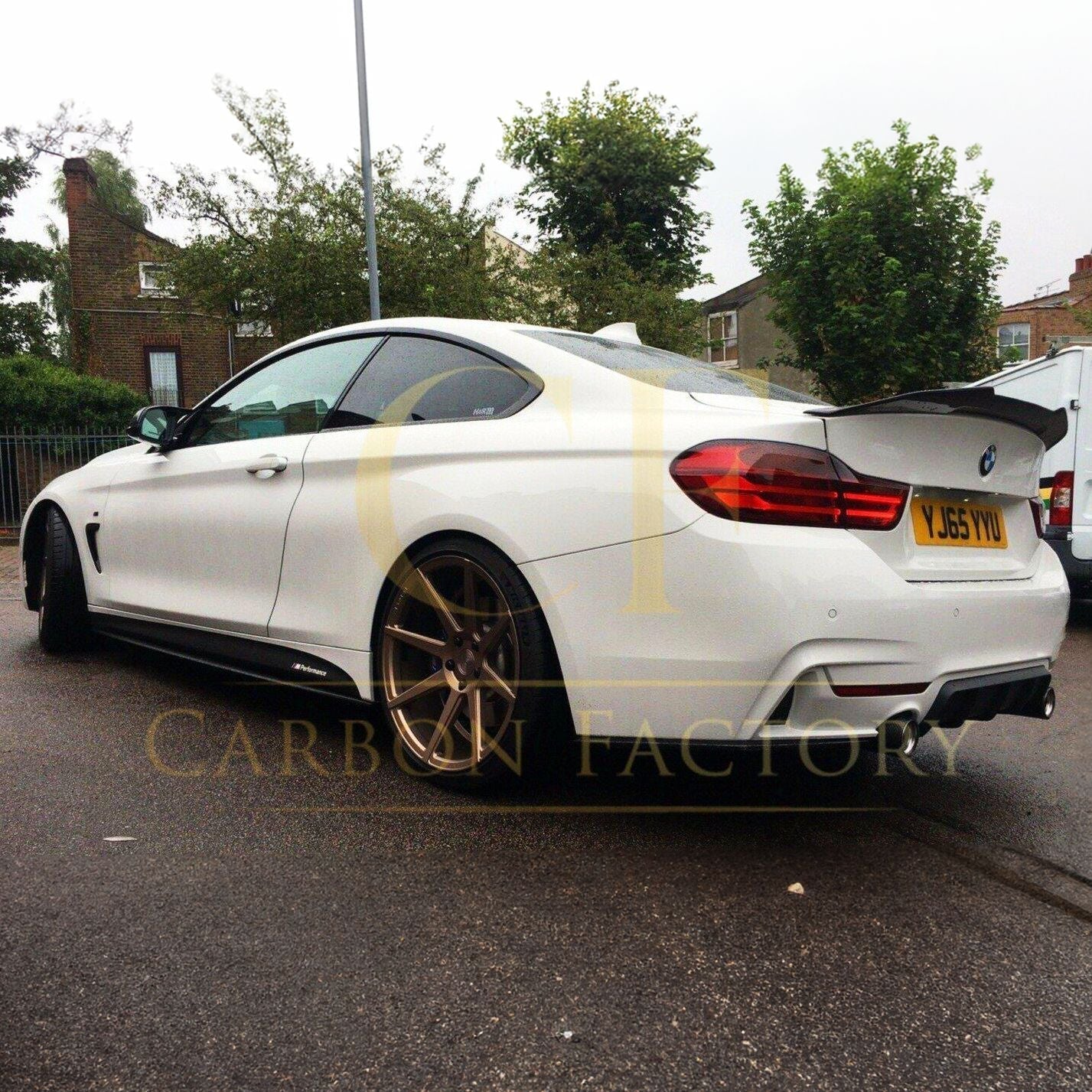 PSM Style Pre-Preg Carbon Fibre Boot Spoiler for BMW F82 M4 Coupe 14-20-Carbon Factory