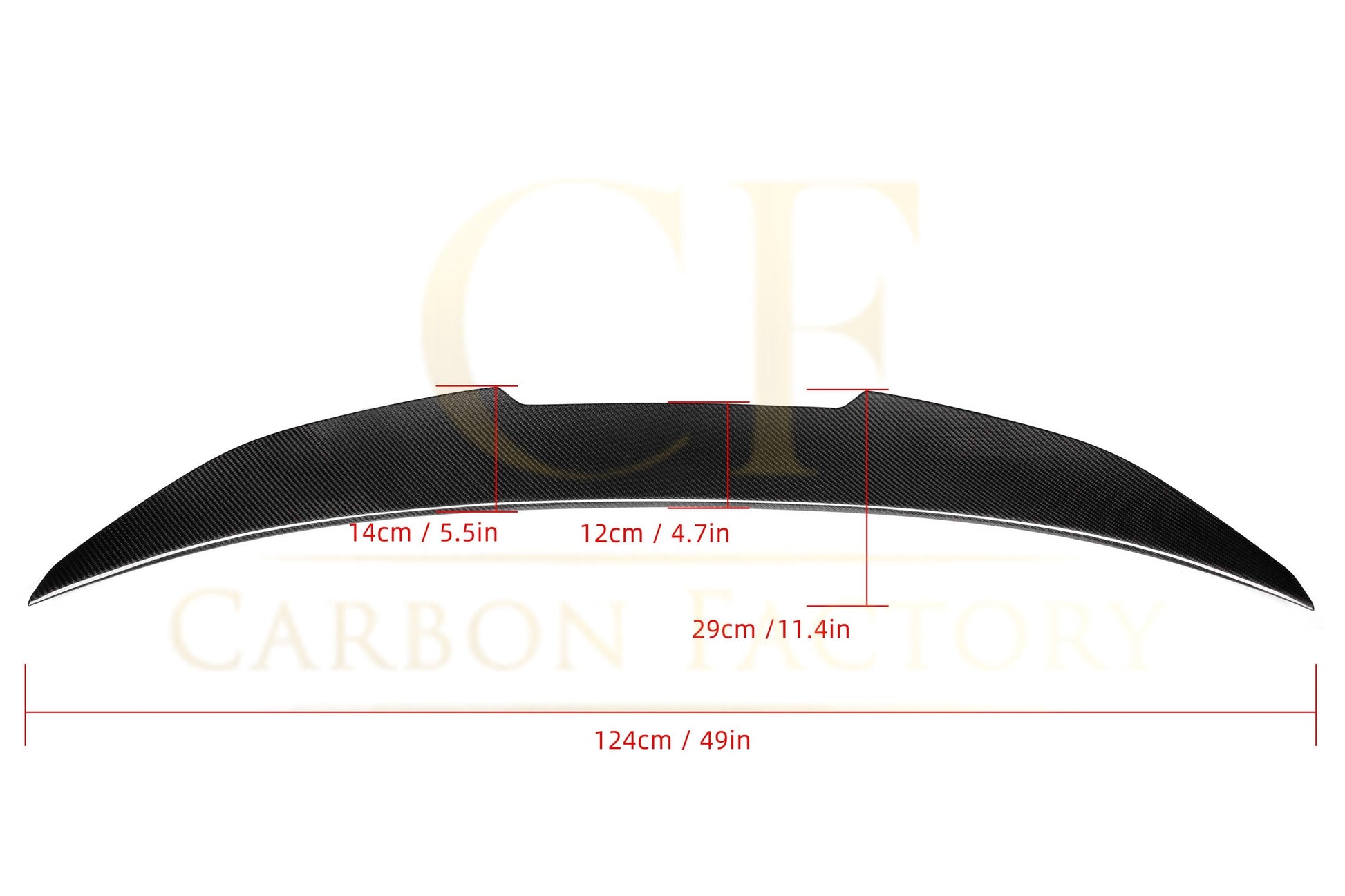 PSM Style Pre-Preg Carbon Fibre Boot Spoiler for BMW G16 8 Series F93 M8 4 Door 18-Present-Carbon Factory