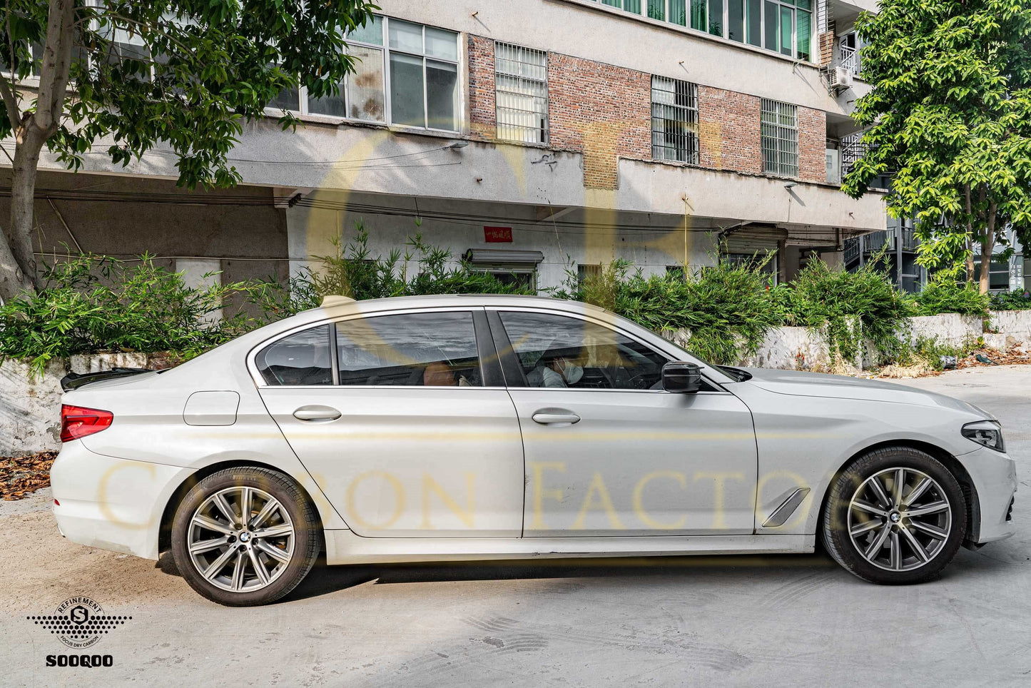PSM Style Pre-Preg Carbon Fibre Boot Spoiler for BMW G30 5 Series F90 M5 17-23-Carbon Factory