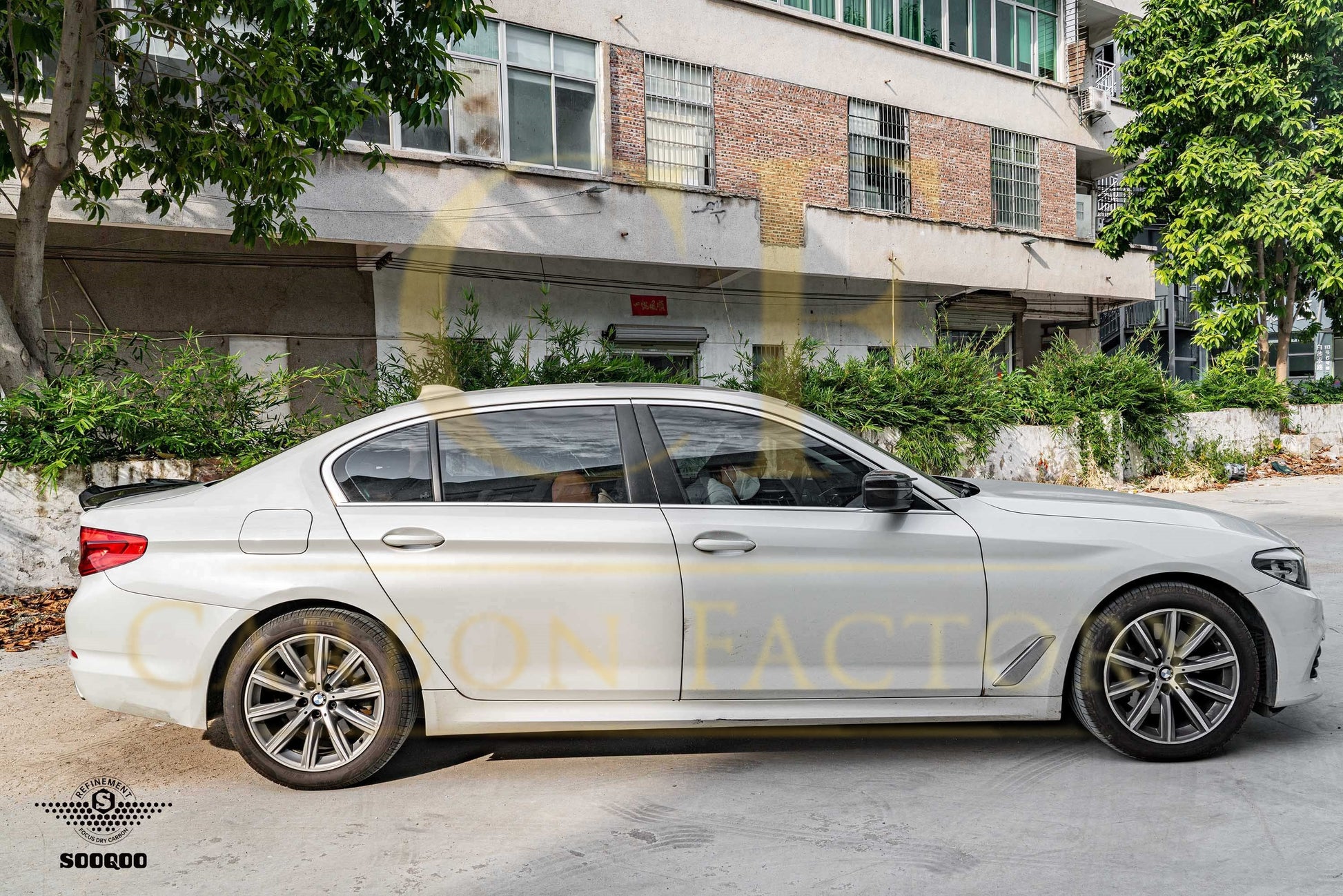 PSM Style Pre-Preg Carbon Fibre Boot Spoiler for BMW G30 5 Series F90 M5 17-23-Carbon Factory