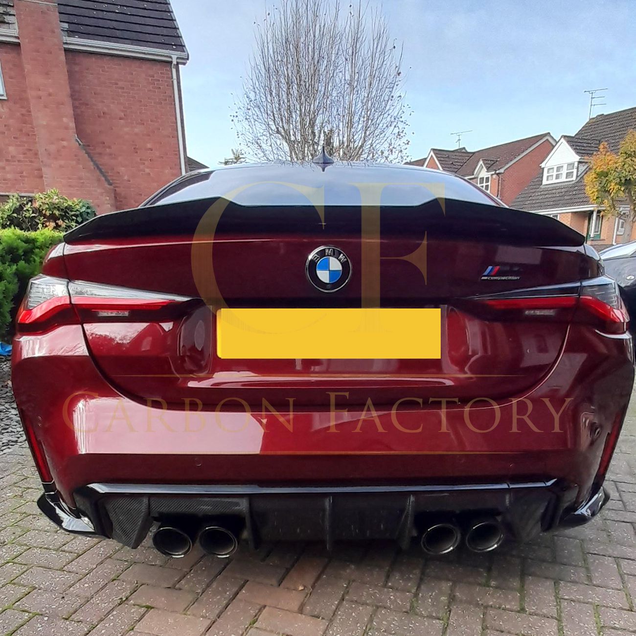 PSM Style Pre-Preg Carbon Fibre Boot Spoiler for BMW G82 M4 G22 4 Series 20-Present-Carbon Factory