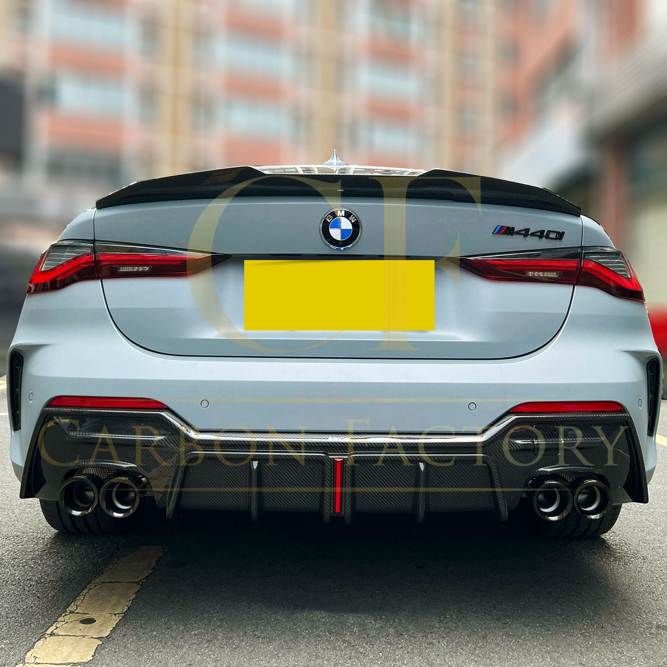 PSM Style Pre-Preg Carbon Fibre Boot Spoiler for BMW G82 M4 G22 4 Series 20-Present-Carbon Factory
