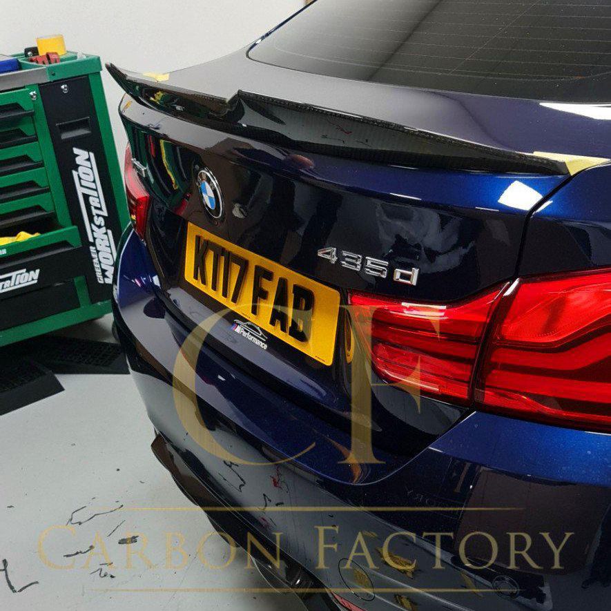 PSM Style Pre-preg Carbon Fibre Boot Spoiler for BMW 4 Series F36 Gran Coupe 14-20-Carbon Factory