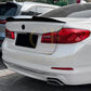 PSM2 Style Gloss Black Boot Spoiler for BMW G30 5 Series inc F90 M5 17-24-Carbon Factory