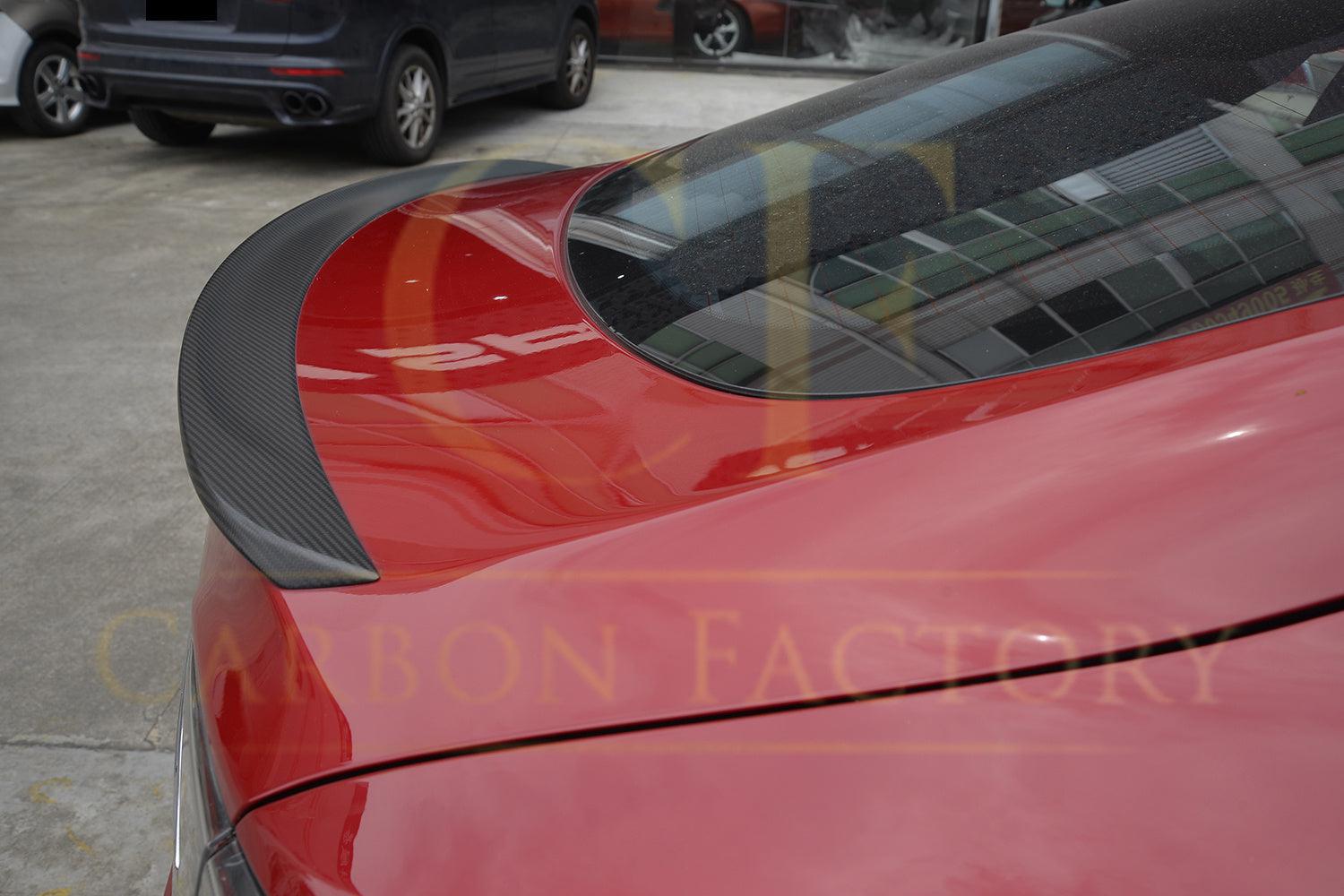 Performance Style Matt Carbon Fibre Boot Spoiler for Tesla Model S 13-Present-Carbon Factory