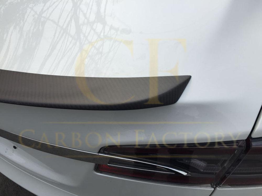Performance Style Matt Carbon Fibre Boot Spoiler for Tesla Model S 13-Present-Carbon Factory
