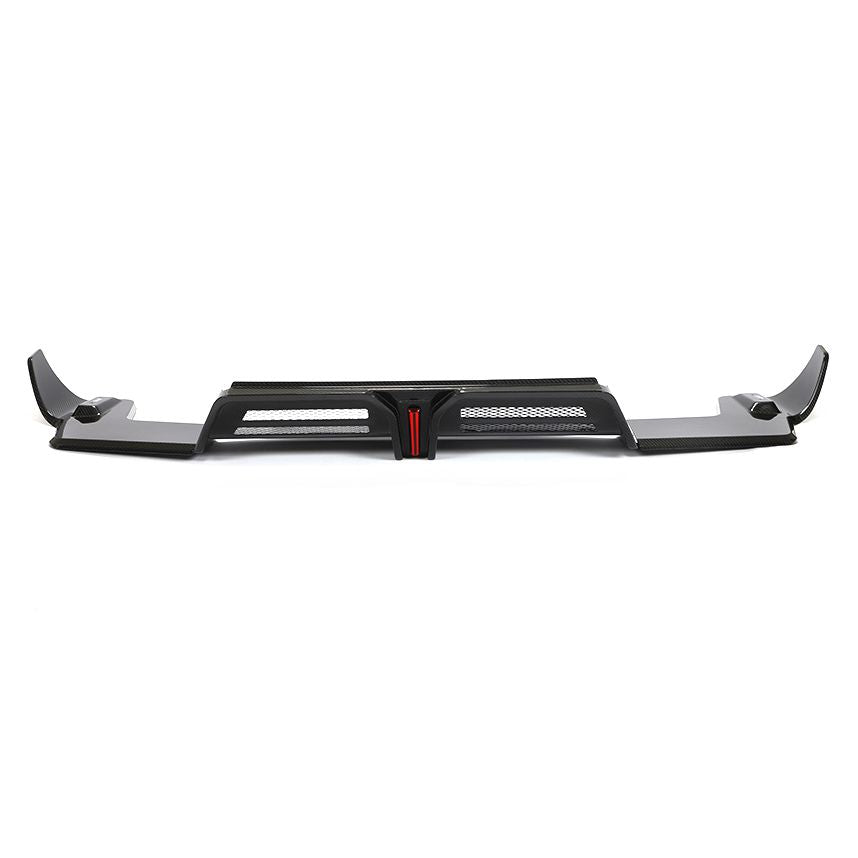 Performance Style Pre-Preg Carbon Fibre Rear Diffuser for Porsche Macan 22-Present-Carbon Factory