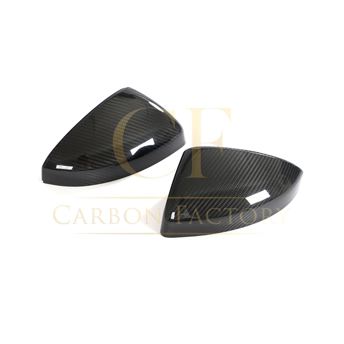 Performance Style Pre-Preg Carbon Fibre Replacement Mirror Covers for Audi R8 V10 22-Present-Carbon Factory
