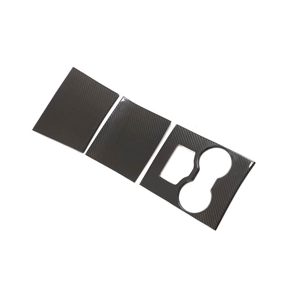 Pre-Preg Carbon Centre Console Covers for Tesla Model 3 LHD 16-20 - Carbon Factory