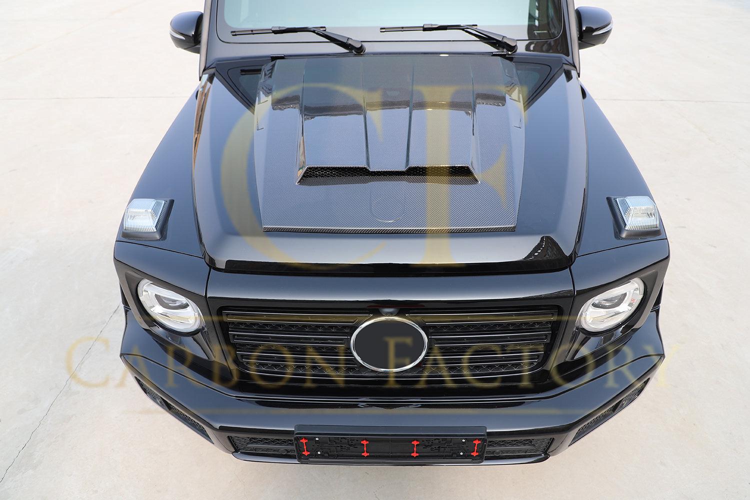 Pre-Preg Carbon Fibre Bonnet Scoop for Mercedes W464 G Class G Wagon 19-Present-Carbon Factory