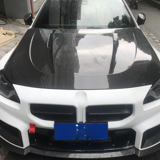 Pre-Preg Carbon Fibre Bonnet for BMW G87 M2 23-Present-Carbon Factory
