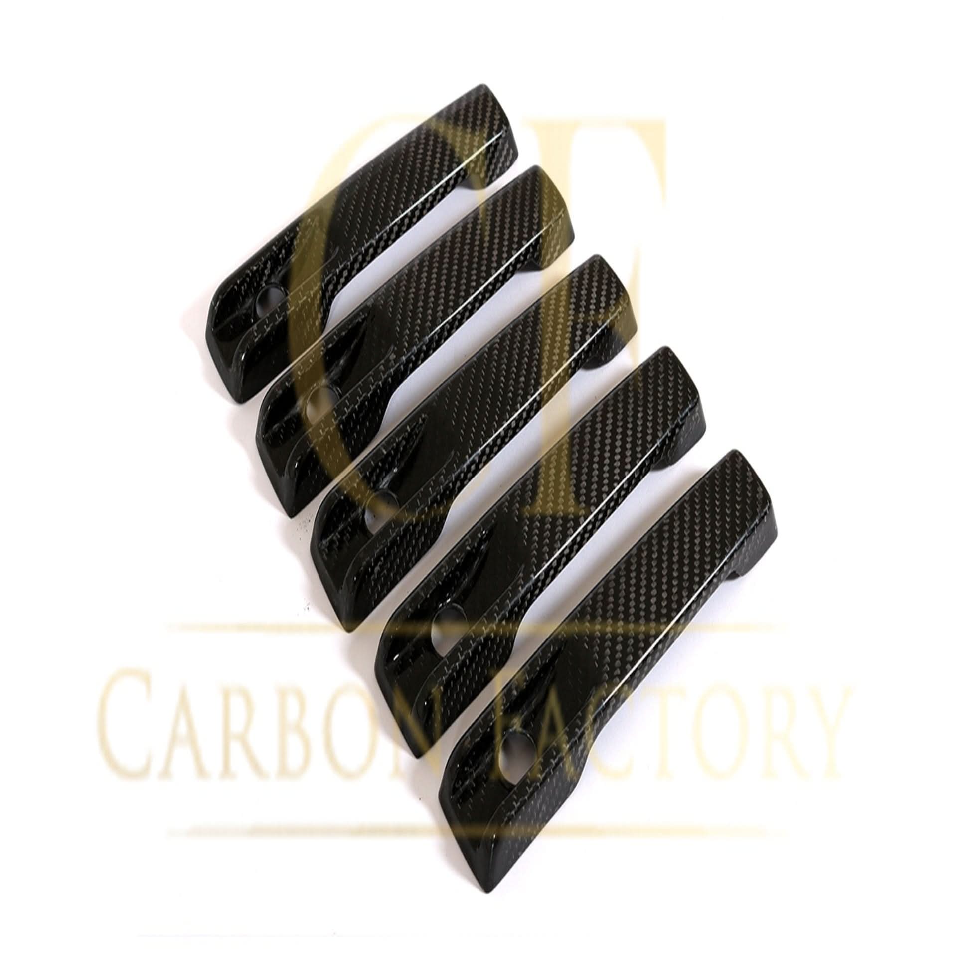 Pre-Preg Carbon Fibre Door Handle Covers for Mercedes W463 G Class G Wagon 04-18 - Carbon Factory