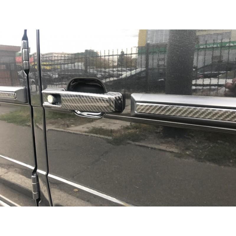 Pre-Preg Carbon Fibre Door Handle Covers for Mercedes W463 G Class G Wagon 04-18-Carbon Factory