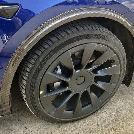 Pre-Preg Carbon Fibre Fender Trims for Tesla Model Y 19-23-Carbon Factory
