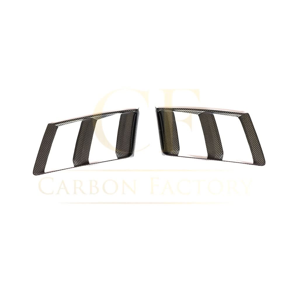 Pre-Preg Carbon Fibre Front Bumper Side Trims for Audi R8 V10 Gen 2 15-19 - Carbon Factory