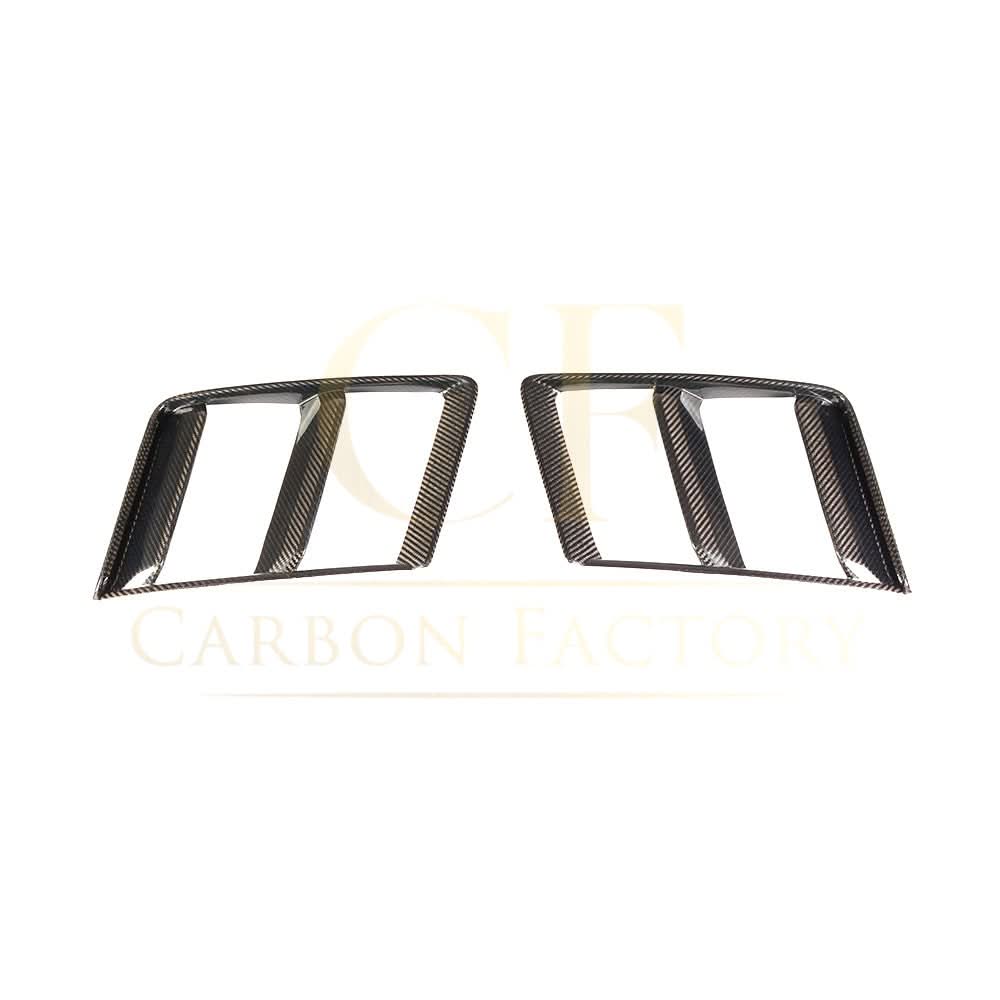 Pre-Preg Carbon Fibre Front Bumper Side Trims for Audi R8 V10 Gen 2 15-19 - Carbon Factory