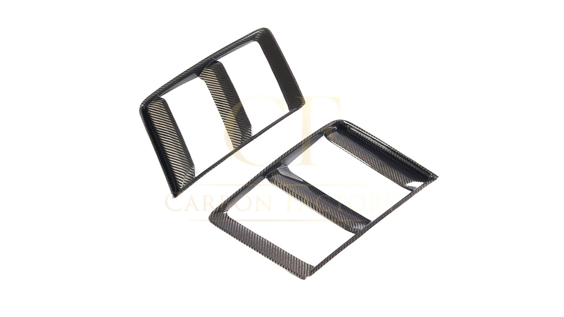 Pre-Preg Carbon Fibre Front Bumper Side Trims for Audi R8 V10 Gen 2 15-19 - Carbon Factory