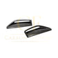 Pre-Preg Carbon Fibre Front Bumper Trims for Audi C8 RS6 19-22-Carbon Factory