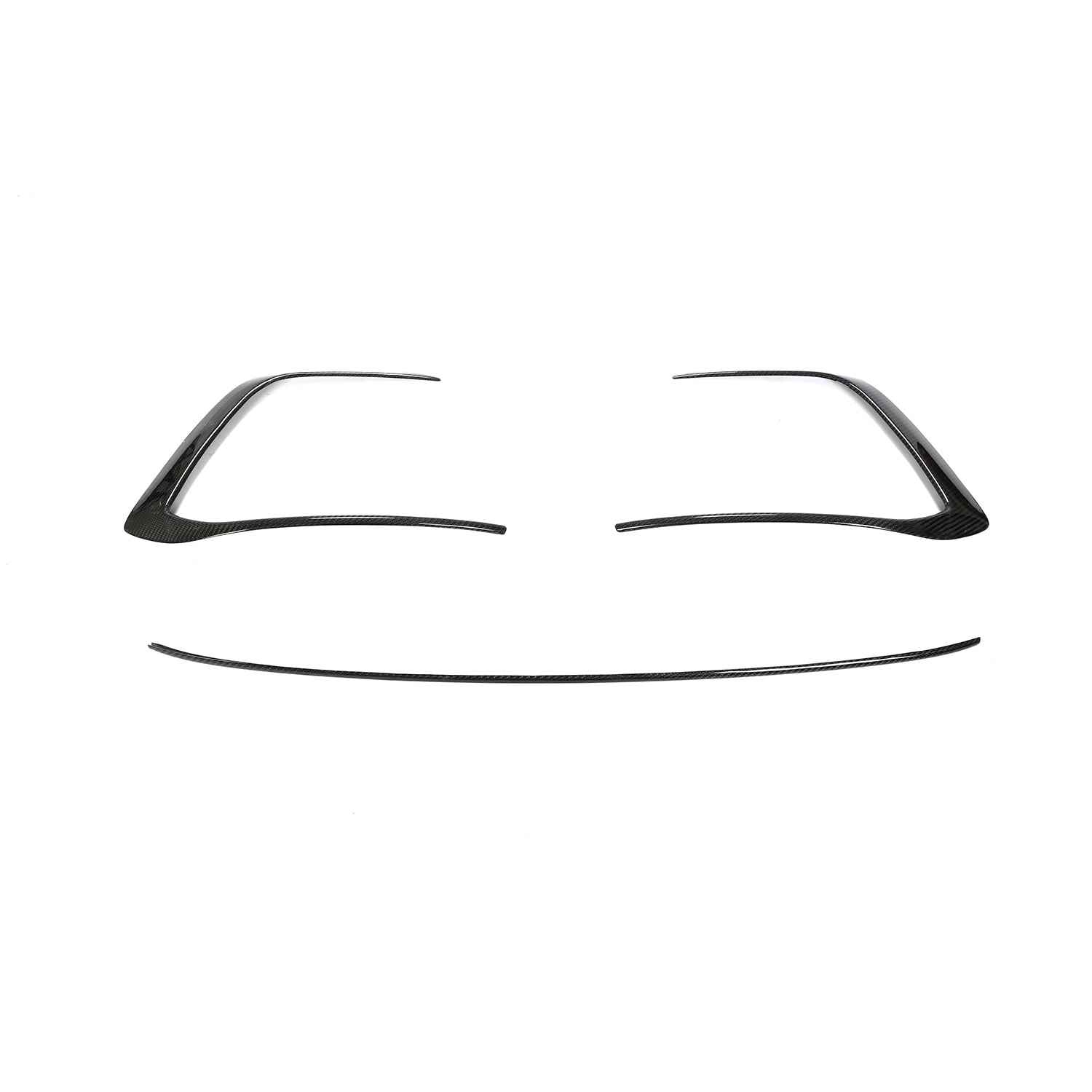 Pre-Preg Carbon Fibre Front Bumper Trims for VW Golf MK8 GTI 21-Present-Carbon Factory