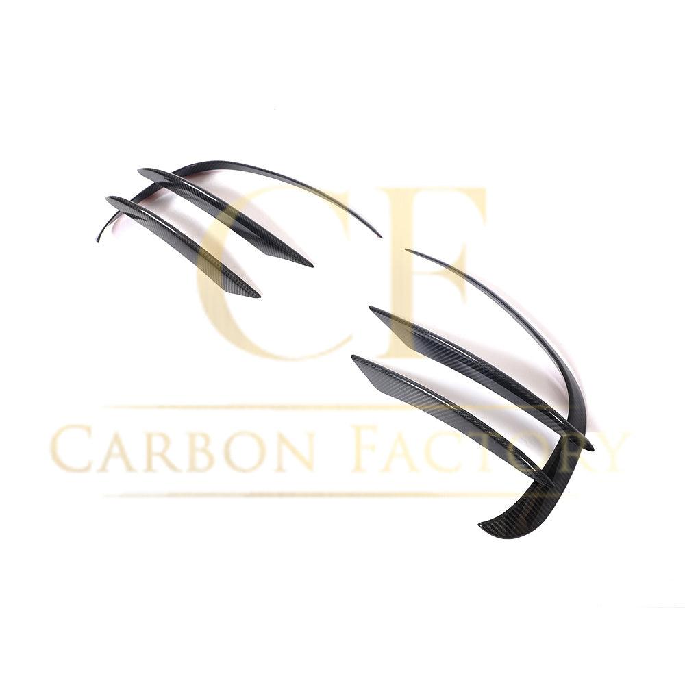 Pre-Preg Carbon Fibre Front Canards Sets for Mercedes W205 C Class AMG 19-21-Carbon Factory